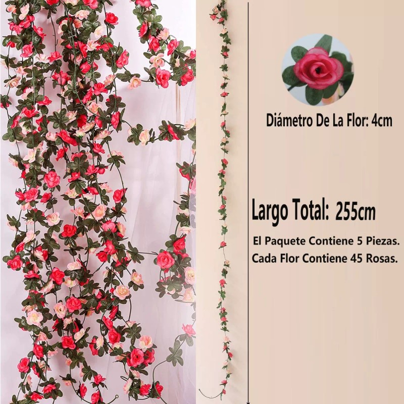 Drakrlove Corona De Rosas Artificiales Para Decoración De Boda, 5