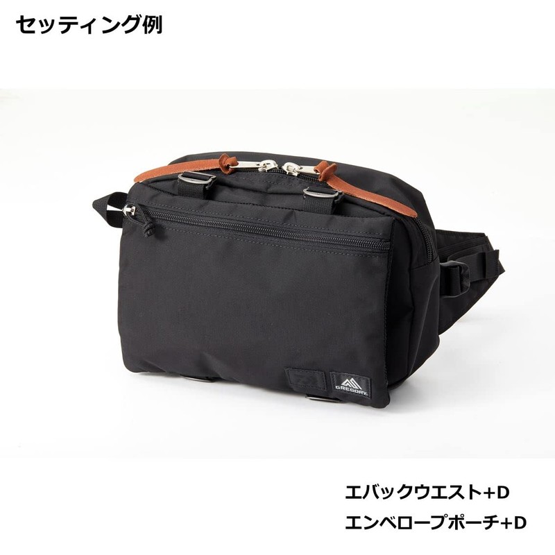 DAIWA GREGORY Envelope Pouch+D(B)BK, Black