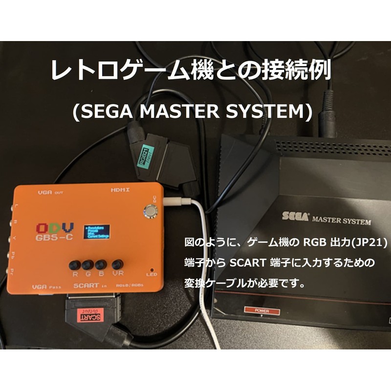 GAMEBANK-web.com 【Retro Game Revolution - RGB21 Conversion Cable Included】ODV GBS-C