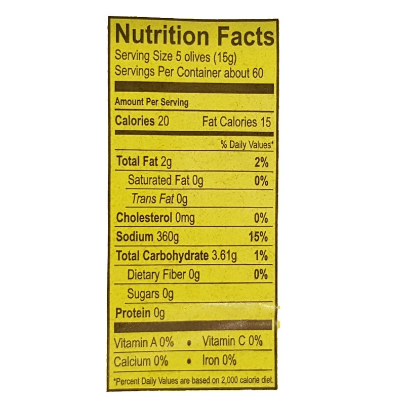 Mid East Oil Cured Moroccan Black Olives 32oz (907g) (1