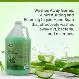 PRONAIL - Liquid Hand Soap Refill, Aloe Vera, 1 Gallon - Deeply Cleanse and Hydrates, Leaving your hands Fresh and Soft - Moisturizing and Foaming Liquid Soap, Bulk