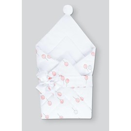 myHummy Babywickeldecke - pastellfarbene Ballons