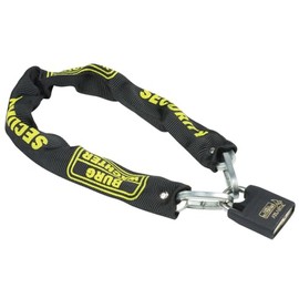 Burg Wächter Vierkantkette, Kette für Fahrrad, Motorrad, E-Scooter, Gartenmöbel, SKM 6/60, Gewicht: 475 g, Länge: 60 cm, Schwarz, (Ø x L) 6 mm x 600 mm