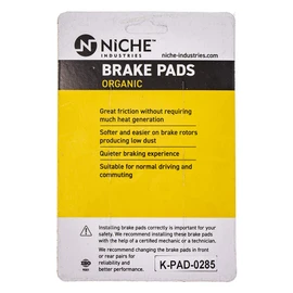 NICHE Brake Pad Set for Suzuki Intruder 800 1400 1500 750 Cavalcade 59100-38820 Front Rear Organic 2 Pack
