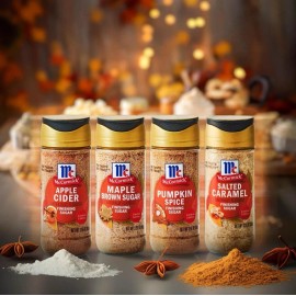 MCCORMICK LIMITED EDITION FALL FINISHING SUGAR MAPLE APPLE PUMPKIN CARAMEL SET