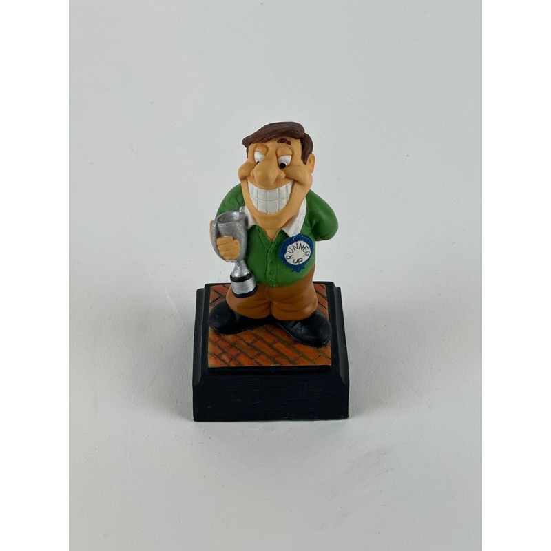 SilverTrophy: Runner-Up Trophy Figurine 2nd Place, First Loser, Second, Silver