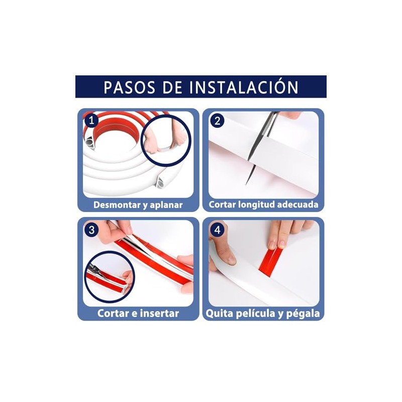 canaletas para Cables Pared, canaleta Flexible para Cable de Suelo,Protector