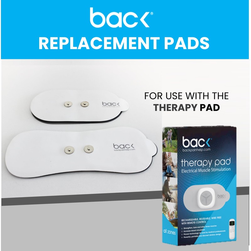 Replacement Pads for BACK Therapy Pad (Large x 2 Pads)
