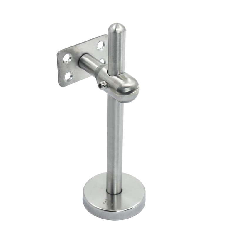 Handrail Holder Stainless Steel Adjustable Handrail Carrier, Pack of 2