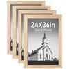 Solid Wood 24x36 Poster Frame, Gallery Wall Frame Set of