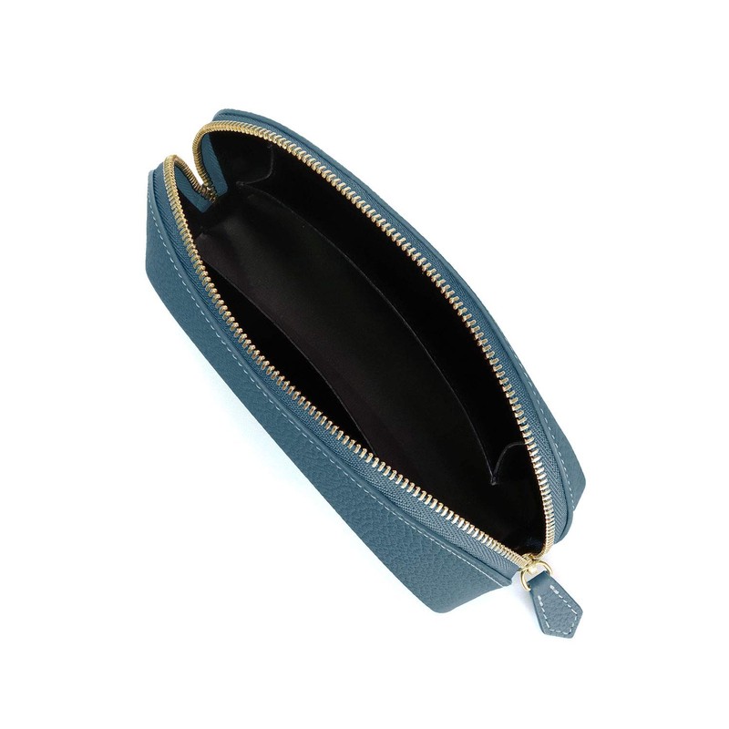 BONAVENTURA Mini Cosmetic Pouch [Cyan Blue] BPOT1-BC