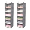 MAX Houser 6 Tier Shelf Hanging Closet Organizer, Closet Hanging