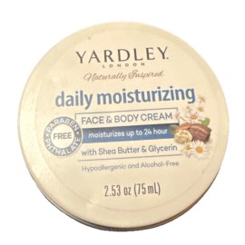 Yardley New Yardley Daily Moisturizing Face & Body Cream - 2.53oz Shea Butter Glycerin