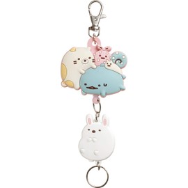 Sumikko Gurashi Reel Key Chain Shirokuma Falling