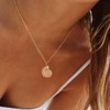 PRTGL Beach Necklace: 14k Gold Plated Big Nautilus Conch Shell