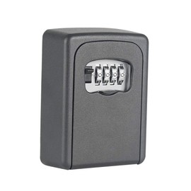 Carl CKB-S02-K Office Key Box, Key Storage Box, Key Security, 4-Digit Dial Lock, Wall Mount Type, Black, Japanese Manufacturer