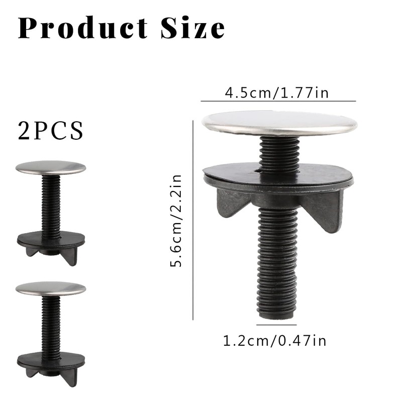 Thyonta 2-Pack Sink Hole Covers - 2 Inch Stainless Steel