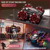 TOPMVP 2.4GHz RC Stunt Car,4WD Double-Sided Gesture Sensing RC Cars,360°Flips
