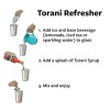 Torani Peach Syrup Pack Of 4 Flavorful Drink Enhancer For