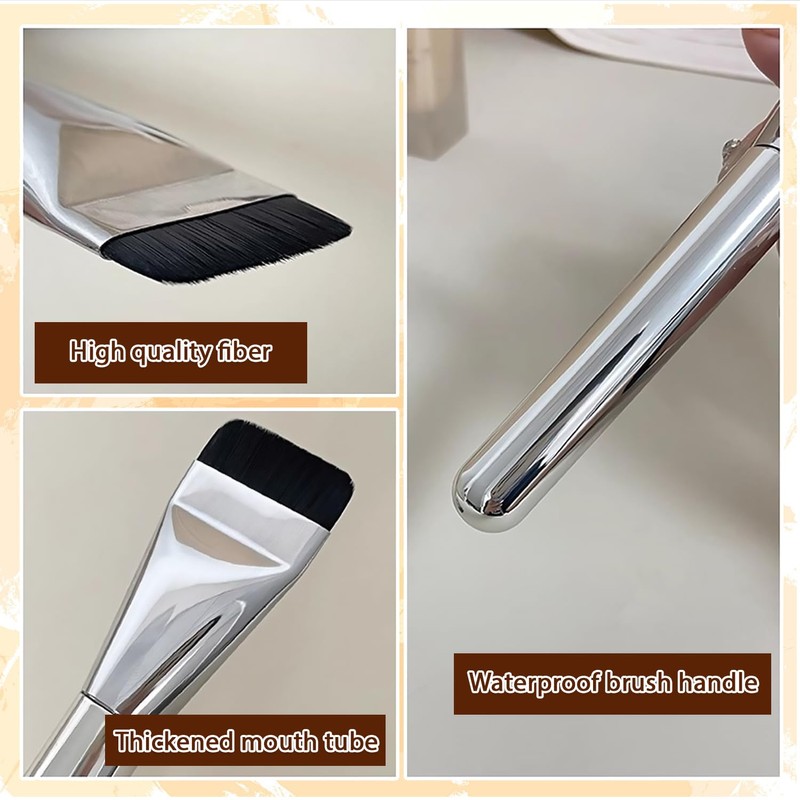 Foundation Brush for Liquid Makeup,Makeup Brush Super Flat Top Thin