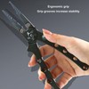 Fishing Pliers Aluminium Alloy Multifunctional Split Ring Pliers Self Locking