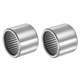 METALLIXITY B1616 Needle Roller Bearings 1" x 1-1/4" x 1" 2 Packs, Chromium Steel Open End Thrust Bearing - for Industrial Machinery and Equipment