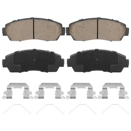 Front Ceramic Brake Pads Set for Chrysler 300 2005-2021 2.7L 3.5L 3.6L, Dodge Challenger 2009-2021 3.5L 3.6L, Charger 2006-2021 2.7 3.5L 3.6L, Magnum 2005-2008 2.7 3.5L, 4PCS