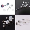 Bloomfall Clear Piercing Disc For Bump, Pressure Silicone Earrings For
