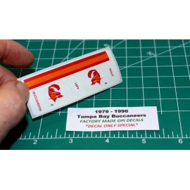 1976-96 FACTORY OPI Tampa Bay Buccaneers Gumball Football Helmets *Diecut Decals