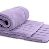 White Classic Luxury Bath Mat Floor Towel Set - Absorbent