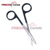 PRECISE CANADA Premium Iris Supercut Micro Scissors Straight 4.5" With
