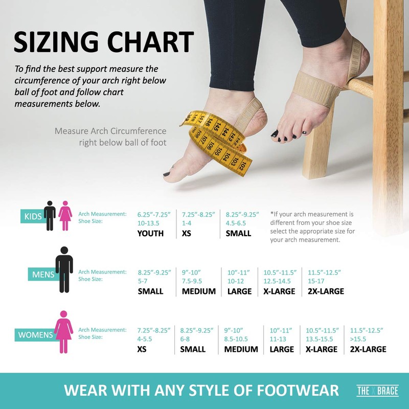 The Original X Brace - Arch Support Brace and Compression