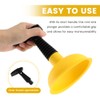 Sink Plunger with Drain Clog Remover Mini Plunger with Short