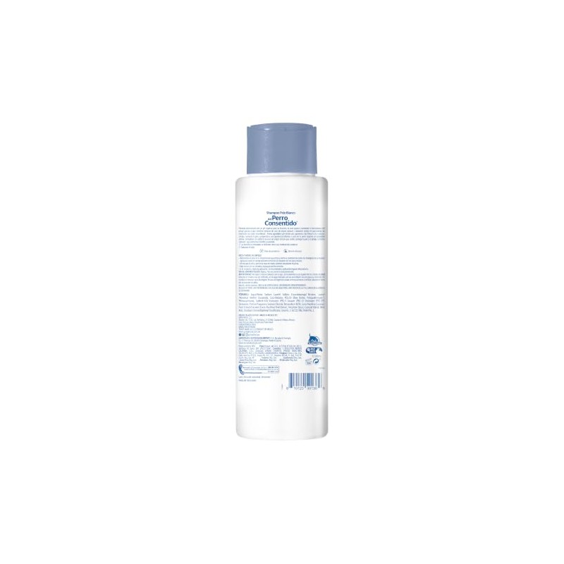 Perro Consentido - Shampoo Pelo Blanco, Matizante, Extracto de Coco,
