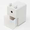 Muji NDB06A5S Manual Pencil Sharpener, Small, Light Gray, Approx. W