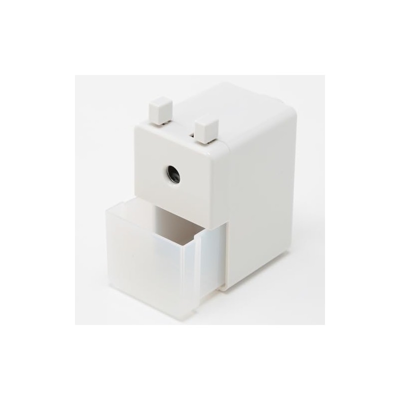 Muji NDB06A5S Manual Pencil Sharpener, Small, Light Gray, Approx. W