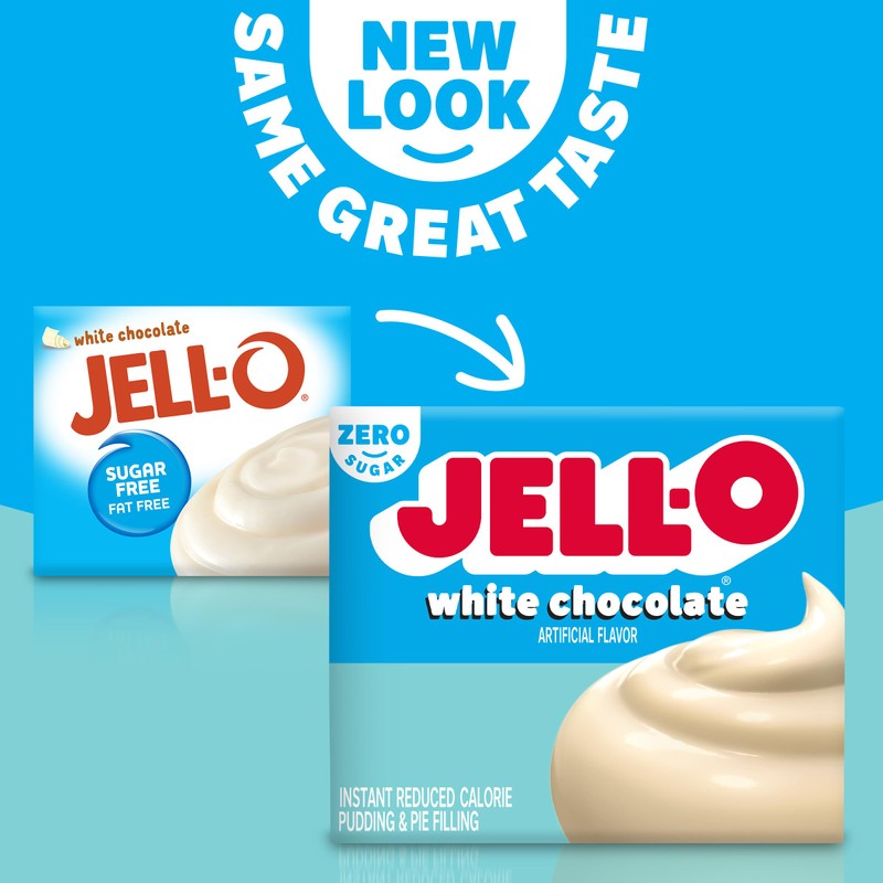 Jell-o Sugar-free Instant Pudding & Pie Filling, White Chocolate,1 Ounce