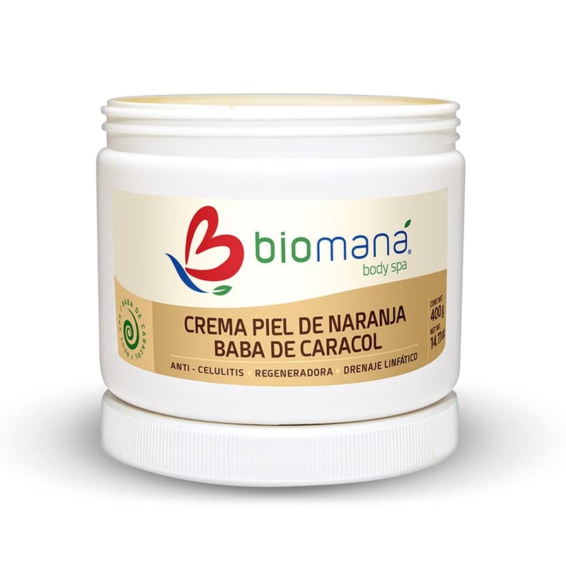 Crema Corporal Piel de Naranja con Baba de Caracol Anti