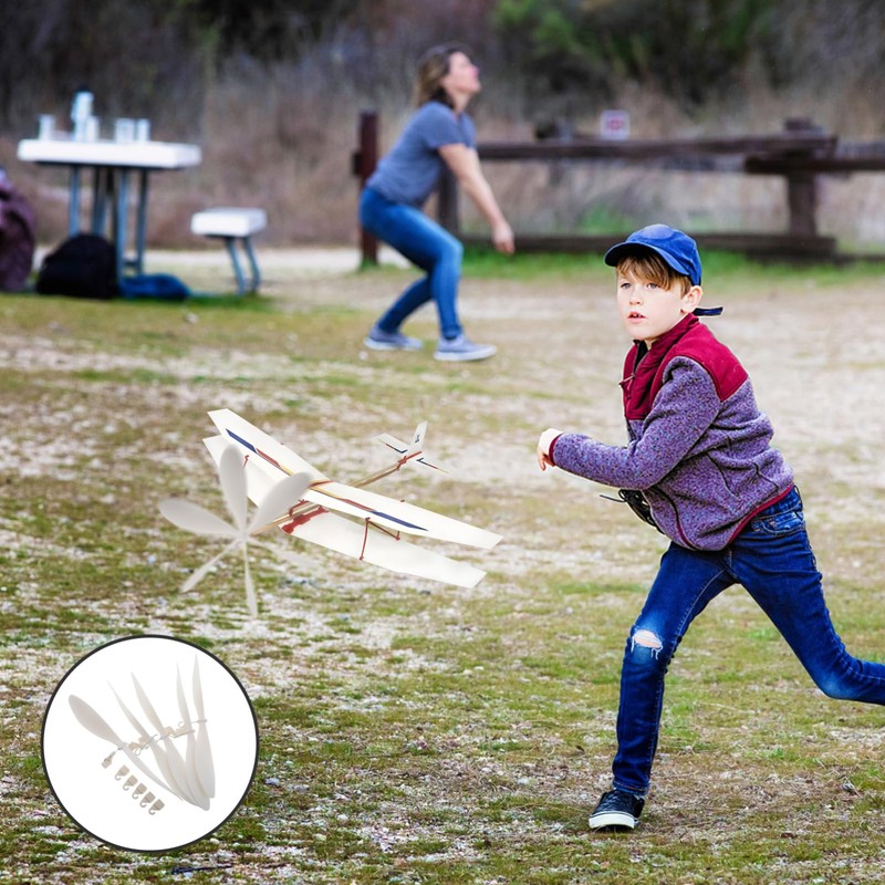 STOBOK 5pcs Rc Propellers Replacement for Model Planes Plastic Airplane