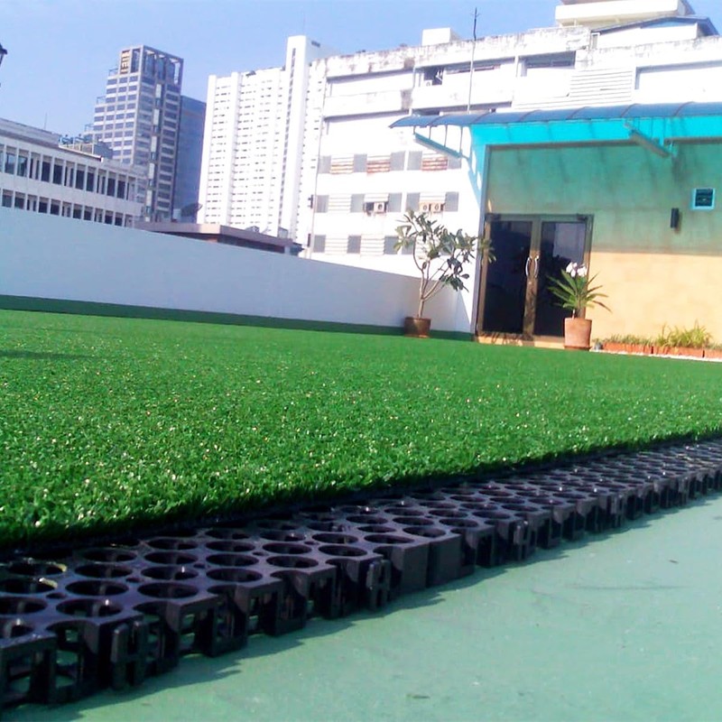ALLTOP TURF 50cmX50cmX3cm(19.68inX19.68inX1.18in) Interlocking Drainage Cell System for Artificial Grass