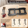 Aepiraza Veritas Router Plane for Woodworking, Router Plane Handheld Adjustable