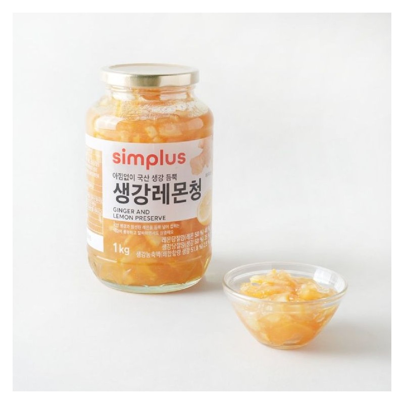 simplus 생강레몬청 1KG simplus Ginger Lemon Syrup 1KG