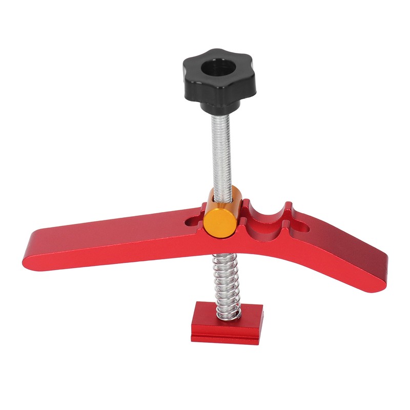 Woodworking T Track Hold Down Clamp Workbench Adjustable Chute Aluminum