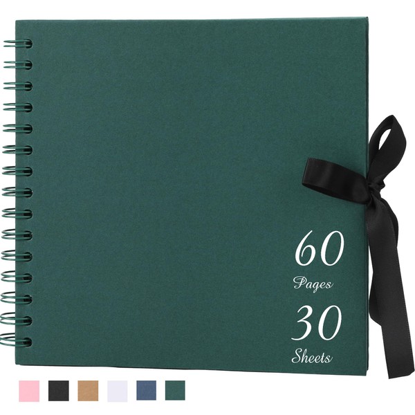 Ayorasly Scrapbook Album with 60 Pages Thick Kraft Paper, 10×10in