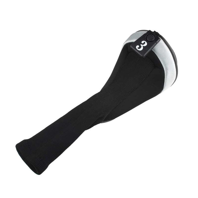 Andux Golf Headcover Set Long Neck (3 Hybrid Covers +