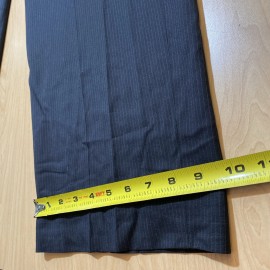 Stafford New Stafford Big Tall Fit Travel Men's Dress Pants Black Stripe 46x32 MRSP $135