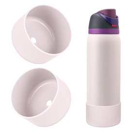 BKBY 2PCS Silicone Water Bottle Boot, Compatible with Owala 24oz 32oz 40oz, Protective Anti-Scratch & Anti-Dent No Noise Sleeve Cover for FreeSip/Twist/Flip Stainless Steel Water Bottles