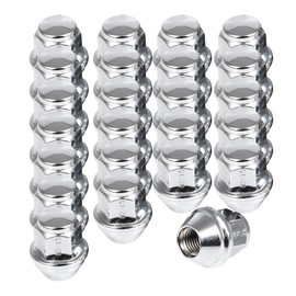 AINTIER 24Pcs Lug Nuts M12x1.5 Wheel Lug Nut 3/4"(19mm) Hex End Lug Nuts Replacement for Ford for Lincoln