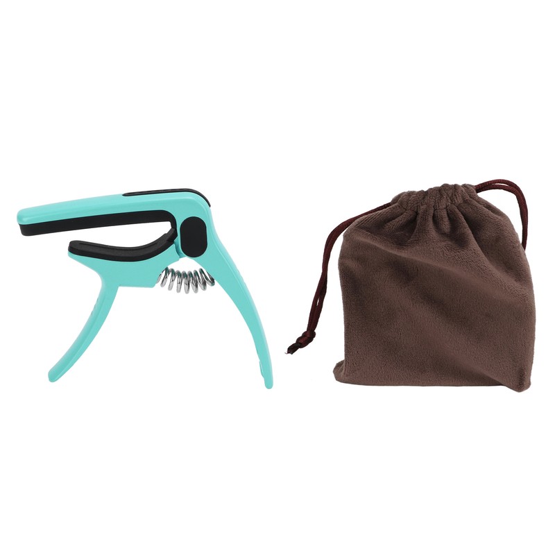 Metal Guitar Capo Tone Adjustment Tool with Pick Holder Stringed