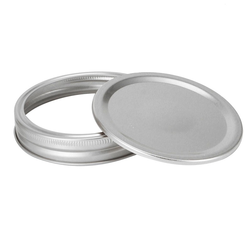 Stainless Steel SplitType Mini Glass Jar Lids Container Sealing Cover